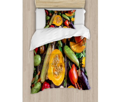 Fresh Vegetables Table Duvet Cover Set