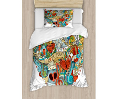 Eros Presents Ring Duvet Cover Set