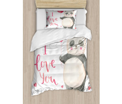 Panda Balloon Duvet Cover Set