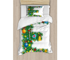 Capitalized E Big Star Duvet Cover Set