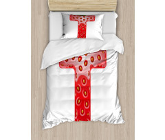 Harvest Yield Themed T Duvet Cover Set