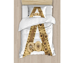 Steampunk Capital Duvet Cover Set