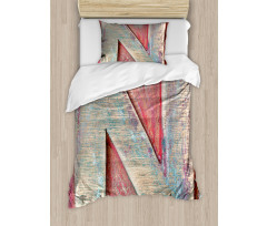 Sketch Colorful N Art Duvet Cover Set