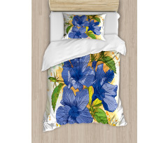 Hibiscus Exotic Art Duvet Cover Set