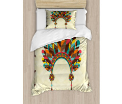 Vintage Headband Tribal Duvet Cover Set