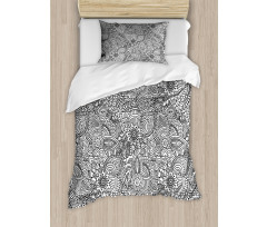 Monochorme Pattern Duvet Cover Set