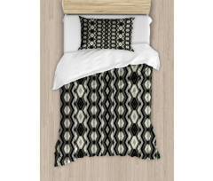 Chevron Zigzags Boho Duvet Cover Set