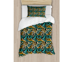 Surreal Future Lines Duvet Cover Set