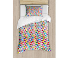 Abstract Vivid Motif Duvet Cover Set