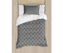 Old Blossom with Curves Duvet Cover Set