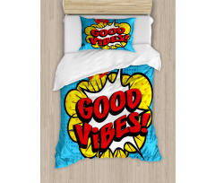 Pop Speech Bubble Duvet Cover Set