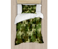 Abstract Camo Pattern Duvet Cover Set