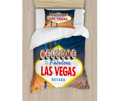 Fabulous Las Vegas Nevada Duvet Cover Set