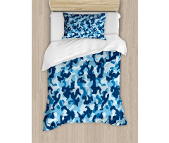 Blue Toned Design Duvet Cover Set