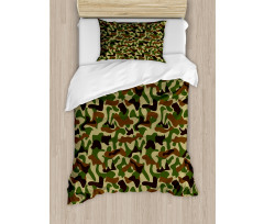 Hunter in Forest Duvet Cover Set