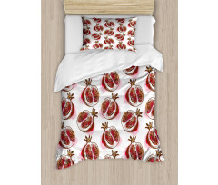 Flowering Pomegranate Duvet Cover Set