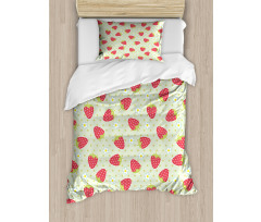 Spring Blossoms Cartoon Duvet Cover Set