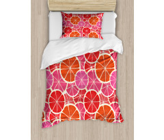 Funky Grapefruit Citrus Duvet Cover Set