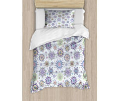 Pastel Floral Blizzard Duvet Cover Set