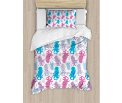 Love Theme Creatures Duvet Cover Set