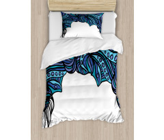 Abstract Marine Pattern Duvet Cover Set