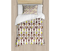 Rectangle Elements Duvet Cover Set