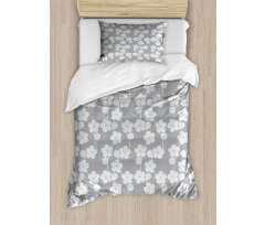 Flower Buds Vintage Duvet Cover Set