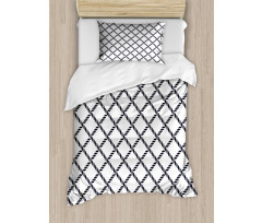 Crossed Rope Motif Duvet Cover Set