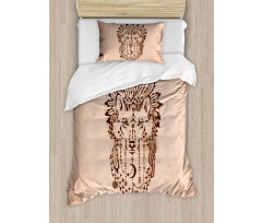 Animal in Bonnet Duvet Cover Set