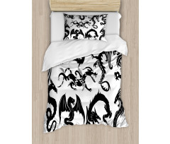 Oriental Monochrome Duvet Cover Set