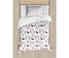 Shoes Lipstick Perfume Duvet Cover Set