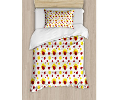 Summer Inspired Bugs Duvet Cover Set