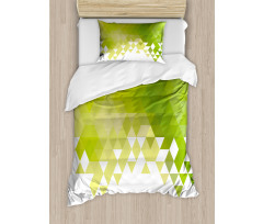 Triangular Abstract Pattern Duvet Cover Set