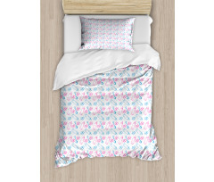 Milk Bottles Pacifiers Duvet Cover Set