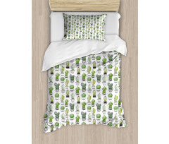 Latino Foliage Pattern Duvet Cover Set