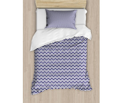 Chevron Dashed Lines Duvet Cover Set