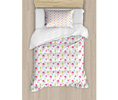 Summer Ice Cream Berry Duvet Cover Set