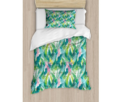 Exotic Jungle Hawaii Duvet Cover Set