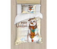 Xmas Sketch Duvet Cover Set