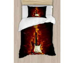 Instrument in Flames Duvet Cover Set