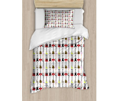 Colorful Music Graphic Duvet Cover Set