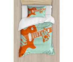 Musician Performing Duvet Cover Set