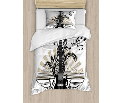 Rock and Roll Pattern Duvet Cover Set