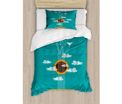 Musical Freedom Bird Duvet Cover Set