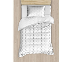 Hipster Little Hearts Duvet Cover Set