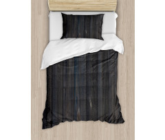 Wood Fence Rustic Duvet Cover Set