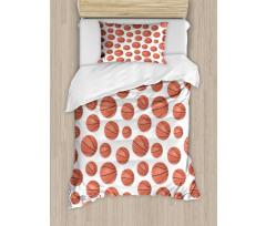 Realistic Style Ball Duvet Cover Set