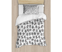 Football Numbers Cartoon Duvet Cover Set