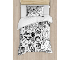 Aquatic Elements Duvet Cover Set