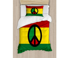 Reggae Culture Peace Duvet Cover Set